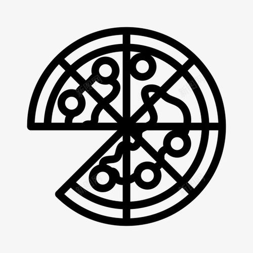 披薩餐食垃圾食品圖標 標識 標志 ui圖標 設計圖片 免費下載 頁面網頁 平面電商 創意素材 小吃圖標