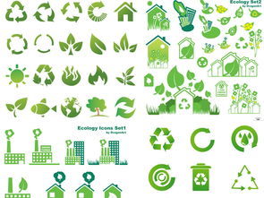 綠色環(huán)保圖標 有機生態(tài)食品標志的設計藝術與應用